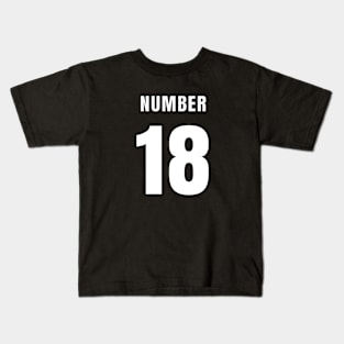 NUMBER 18 FRONT-PRINT Kids T-Shirt